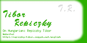 tibor repiczky business card